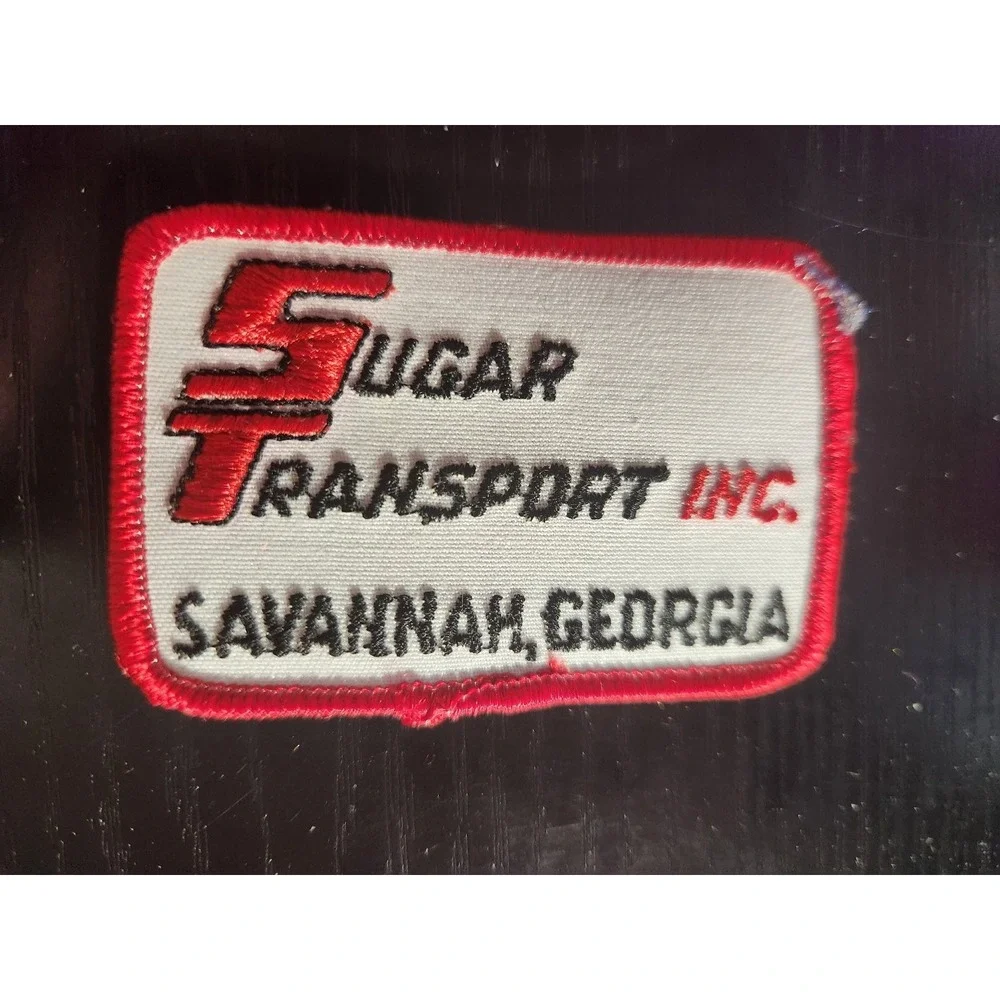 Sugar Transport Inc Patch Savannah GA Sew-On Embroidered